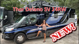 Full Tour Of The NEW 2023 Thor Delano SV 24RW CClass RV [upl. by Acilegna]