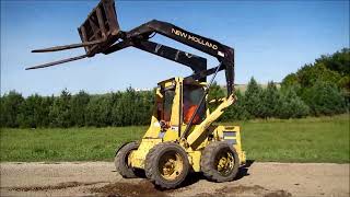 BigIron DI1625 New Holland L555 Deluxe Skid Steer [upl. by Austin600]