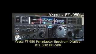 Yaesu FT 950 Panadapter [upl. by Eckhardt]