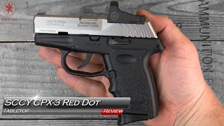 SCCY CPX3 Red Dot Tabletop Review and Field Strip [upl. by Dale970]