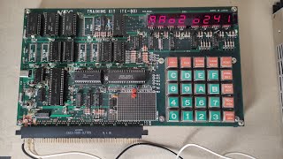 TK80 8ビットマイコンキットとTK80BS BASICボード [upl. by Atnahsa]