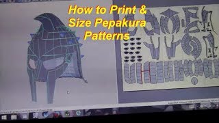 How to Size and Print Pepakura Patterns [upl. by Terrell867]