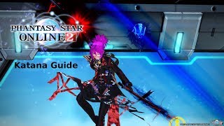 PSO2  Katana Braver Quick Fighting Guide [upl. by Alverta216]