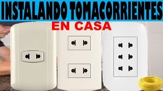 Cómo instalar un TOMACORRIENTE [upl. by Avin]