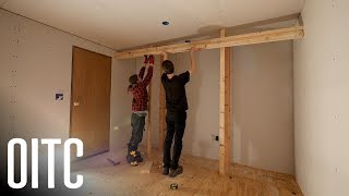 Minimalist Custom Closets  Finishing Drywall  Home Renovation [upl. by Obla201]