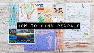 how to find pen pals  opening pen pal letters [upl. by Kleiman]