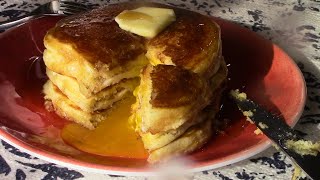 Jiffy Corn Muffin Pancakes OMG Delicious [upl. by Emerick808]