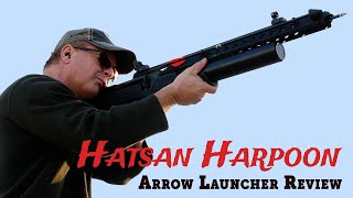 Arrow Launching Airgun Hatsan Harpoon Review amp Test [upl. by Telrahc]