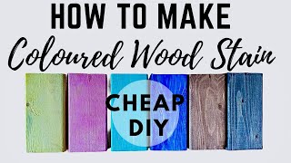 DIY Colored Wood Stain Create Custom Shades for Less [upl. by Sybilla309]