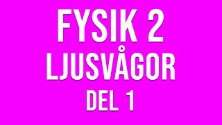 Fysik 2  Ljusvågor del 1 [upl. by Normac793]