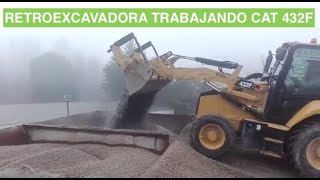 Máquina Retroexcavadora trabajando  💪 CAT 432F 💪 [upl. by Maxma]