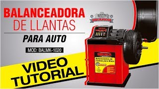 Calibración y Balanceo de llanta Videotutorial [upl. by Caves]