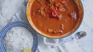 How To Make Gambian Peanut Butter StewSoup🇬🇲  DOMODAH Maafé  Recipe [upl. by Jerome]