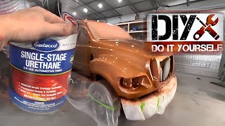 💦DIY EASTWOOD Single Stage Paint Job🚨 [upl. by Ainotahs755]