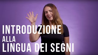 La lingua dei segni italiana  Introduzione [upl. by Refannej]