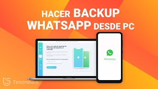 Cómo hacer una copia de seguridad de WhatsApp desde la PC [upl. by Aelgna]