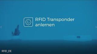 RFID Transponder anlernen [upl. by Aroel]