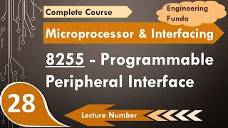 Programmable Peripheral Interface 8255 Basics Control Signals Block Diagram Control word amp Modes [upl. by Alfonzo]