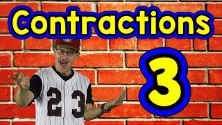 Contractions 3  English Song for Kids  Reading amp Writing Skills  Grammar  Jack Hartmann [upl. by Nugesulo]