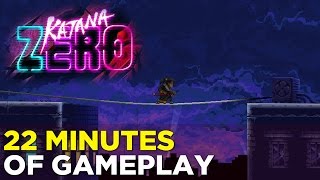 Katana Zero GAMEPLAY — 22 Minutes of TimeRewinding BulletReflecting Action [upl. by Marlane]