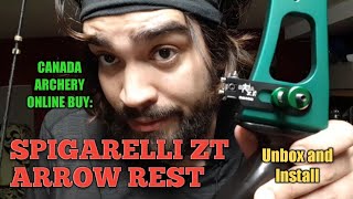 Spigarelli Magnetic ZT ZeroTolerance Arrow Rest  Anarchy Archery [upl. by Laux]