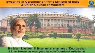 Live SwearinginCeremony of Narendra Modi as PM of India [upl. by Hernando]