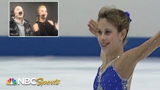 Tara and Johnny react to her Olympic gold medal skate I NBC Sports [upl. by Donoho]