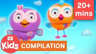 Gigglicious Adventures Compilation 24 Minutes  Giggle and Hoot Hoot Hoot Go  ABC Kids [upl. by Akcemat392]