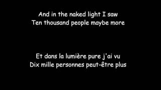 Sound of Silence  French Lyrics [upl. by Nallij]