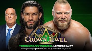 FULL MATCH  Roman Reigns vs Brock Lesnar  Crown Jewel [upl. by Dinsmore]