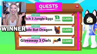 Adopt Me QUESTS with FishyBlox [upl. by Valorie]