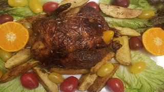 How to make Spicy Roasted Chicken Gambian🇬🇲 Recipe [upl. by Annis]