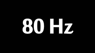 80 Hz Test Tone 10 Hours [upl. by Anialem]