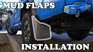 Toyota Tacoma 3rd Gen Mud Flaps Installation  How to [upl. by Gati896]