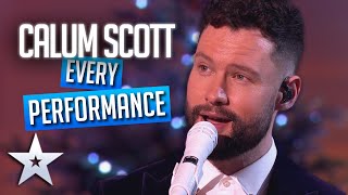 GOLDEN BOY Calum Scott  EVERY performance  Britains Got Talent [upl. by Roper533]