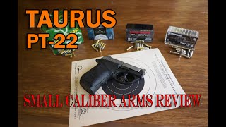 Taurus PT 22 review A subcompact 22 semi auto for personal protection [upl. by Idisahc502]