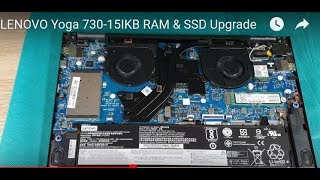 LENOVO Yoga 73015IKB RAM amp SSD Upgrade [upl. by Naman]