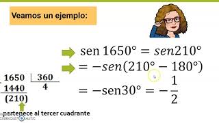 Reducción al primer cuadrante de ángulos mayores a 360 grados [upl. by Marlyn480]