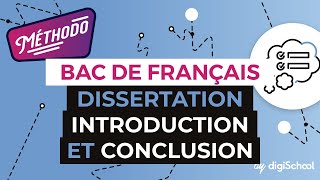 Dissertation français  Introduction et conclusion  Méthodologie  digiSchool [upl. by Irmine]