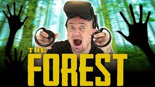 THE FOREST IN VIRTUAL REALITY  The Forest VR Beta Gameplay [upl. by Greabe]