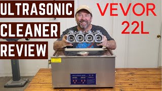 ULTRASONIC CLEANER VEVOR 22L UNBOXING AND REVIEW [upl. by Ronoel]