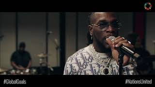 Burna Boy Performs “Level Up”  From Nations United Film [upl. by Atneciv]