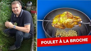 RECETTE  POULET RÔTI A LA BROCHE [upl. by Robertson]