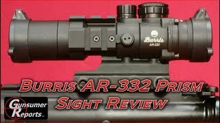 Burris AR332 Prism Sight Review [upl. by Yznyl]