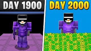 I Survived 2000 Days in HARDCORE Minecraft [upl. by Arin]