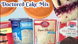 Doctored Cake Mix Tutorial  Baking 101 [upl. by Lallage799]