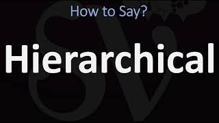 How to Pronounce Hierarchical CORRECTLY [upl. by Ibib]