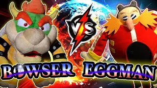 ABM Bowser Vs Eggman  Super Smash Bros Match HD [upl. by Leruj]