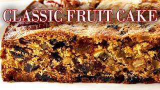 Professional Baker Teaches You How To Make FRUIT CAKE [upl. by Annoynek]