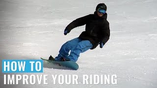 How To Improve Your Riding On A Snowboard [upl. by Smailliw]